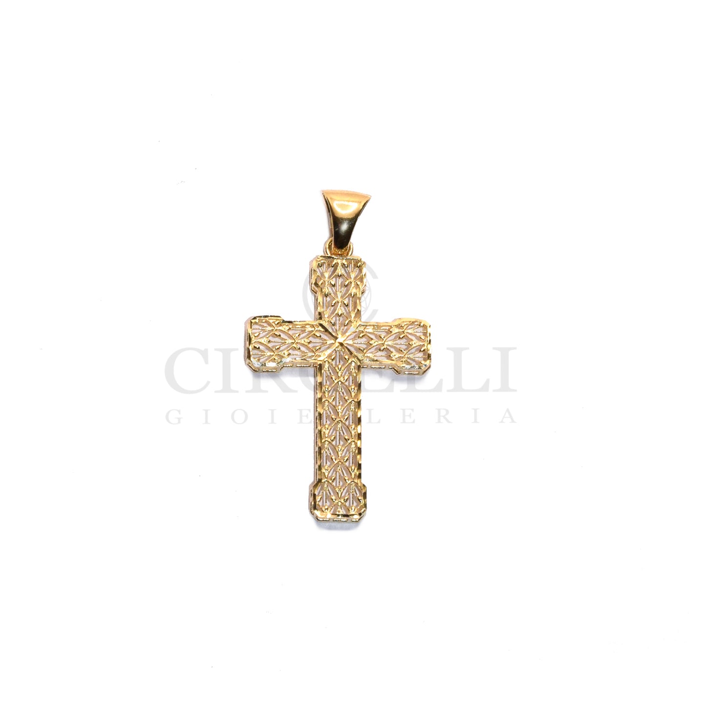 Croce oro 18k donna