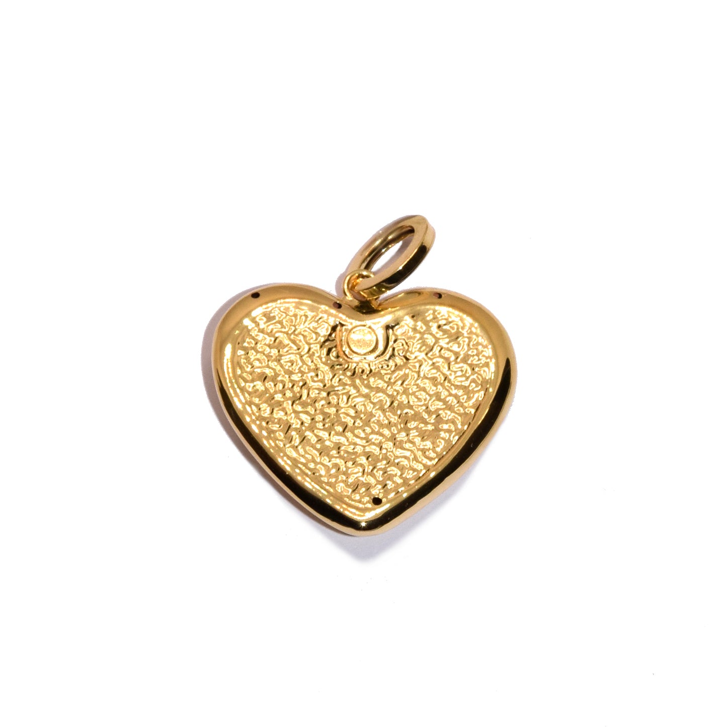 Ciondolo Cuore elettroformato oro 18k