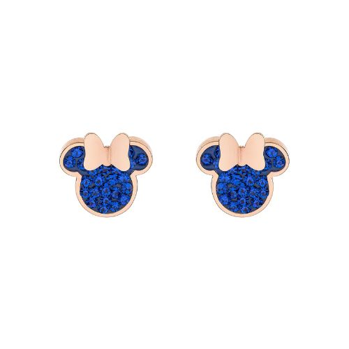 Orecchini Minnie cristalli blu DISNEY