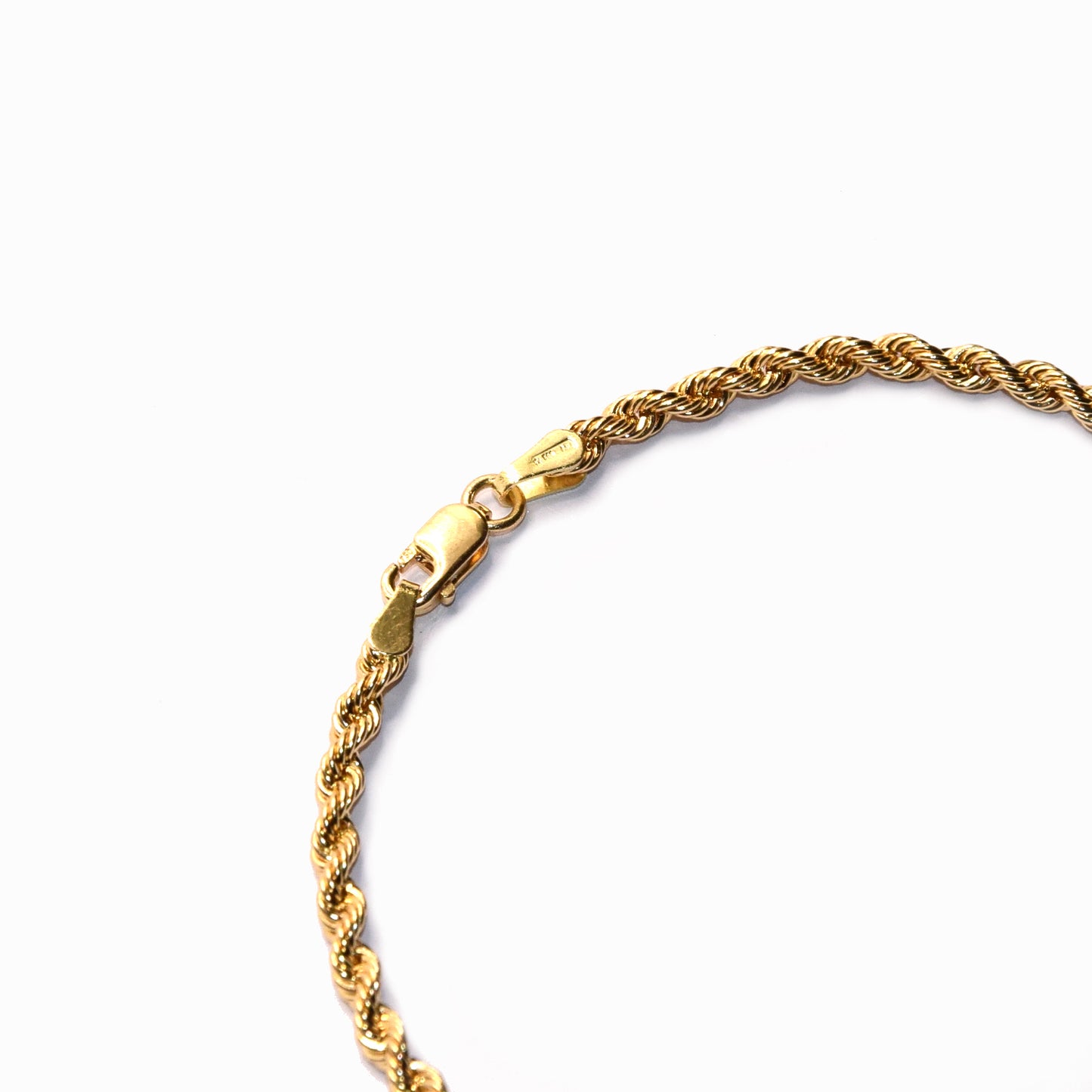 Bracciale corda oro 18k