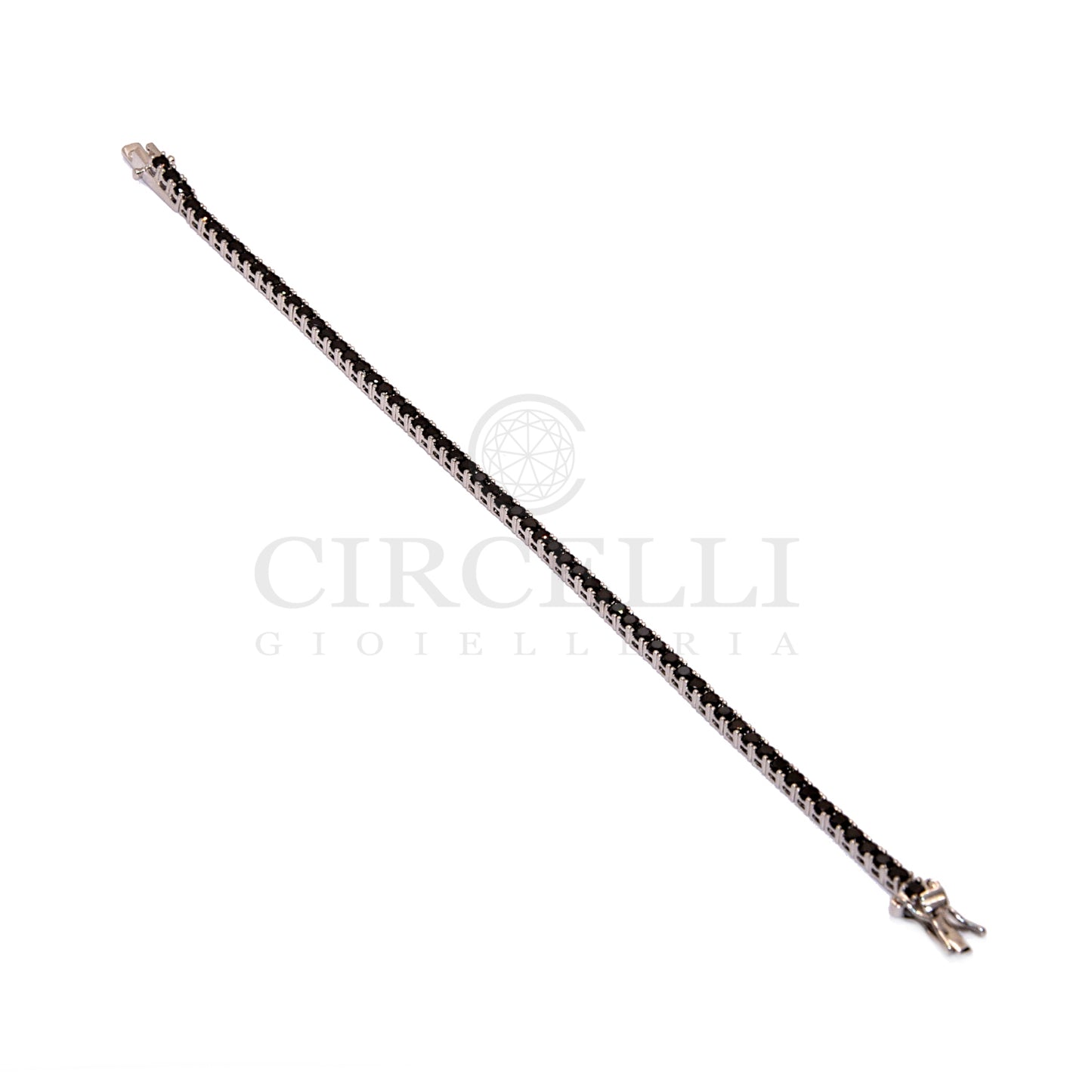 Tennis argento 925 pietre nere 2,5mm CIRCELLI BIJOUX