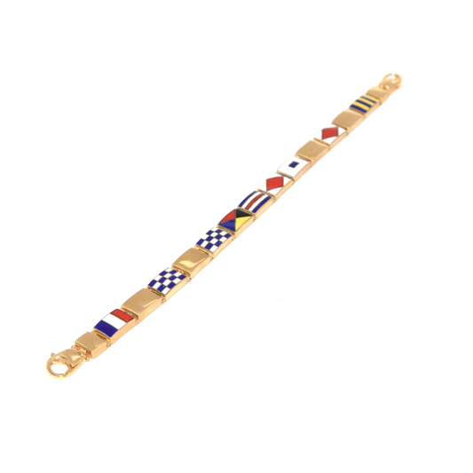 Bracciale bandiere big gold Arcadia