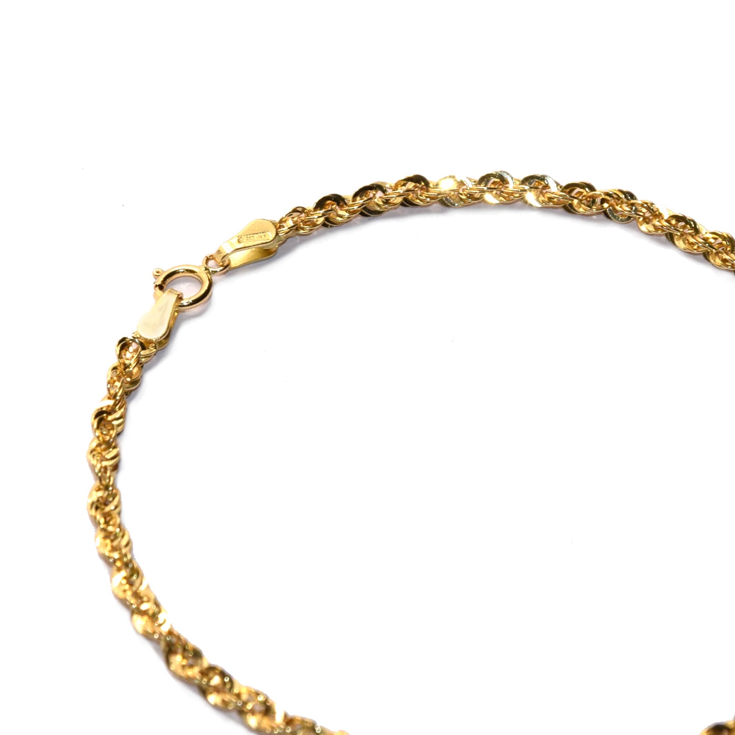 Bracciale maglia americana oro 18k