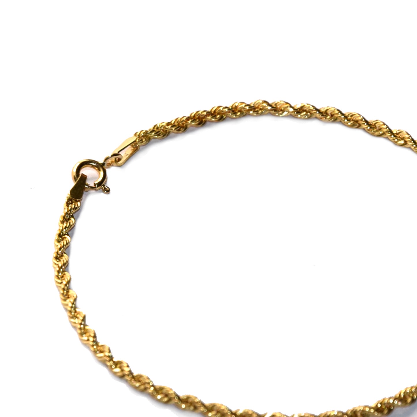 Bracciale corda laser oro 18k