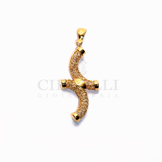 Croce oro 18k