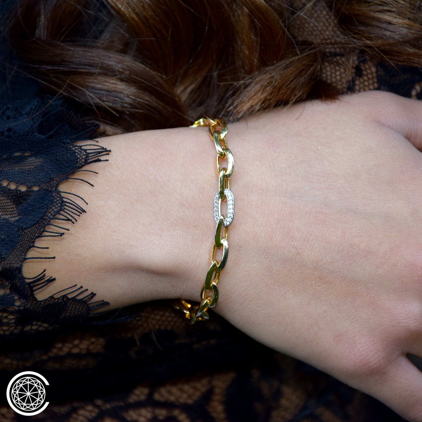 Bracciale a Catena da Donna in Oro 18k