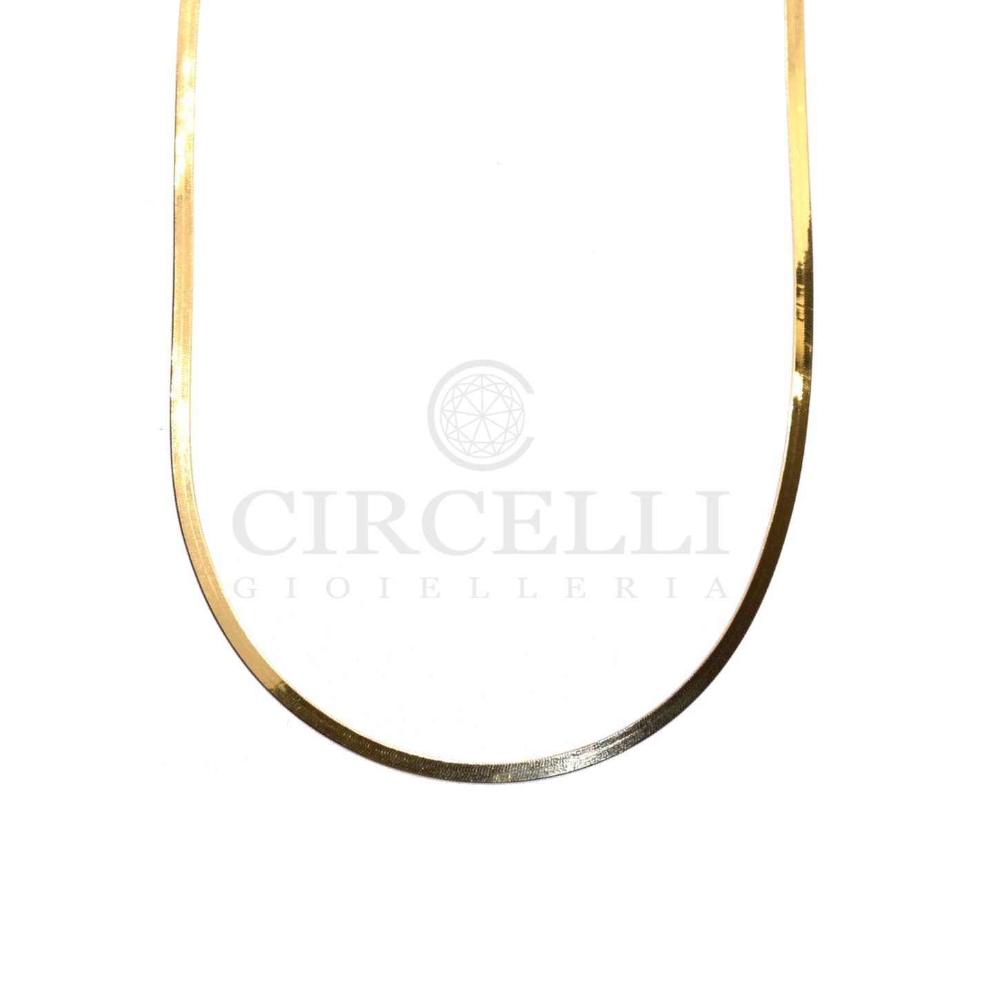 Collana Snake Piatta oro 18k