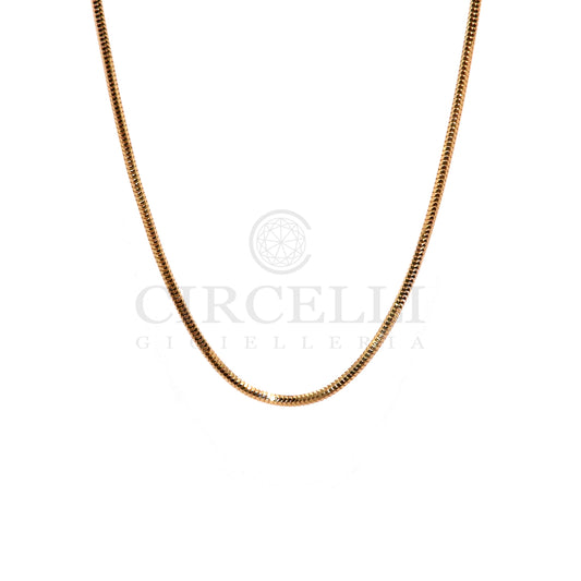 Collana Coda di Topo oro  18k