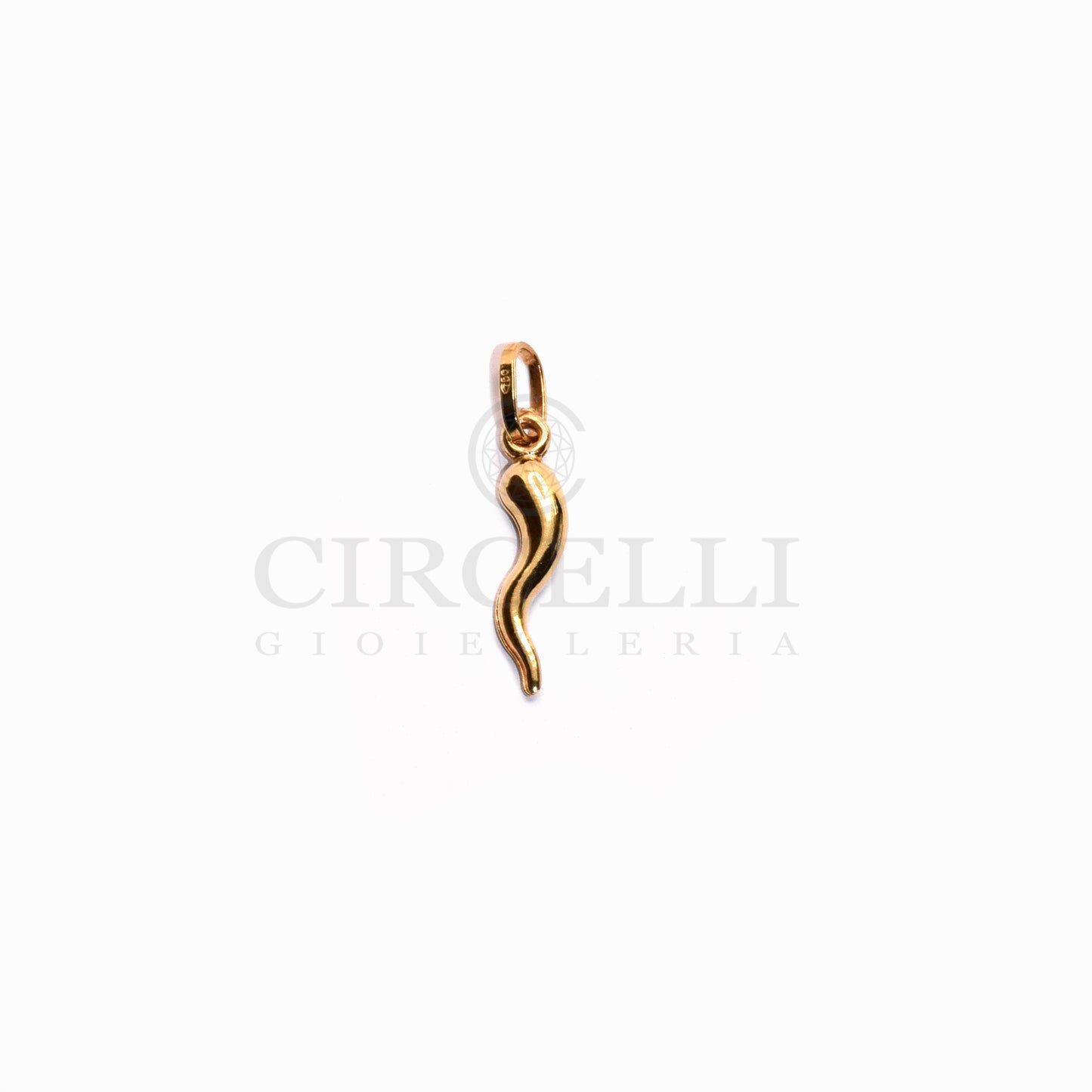 Ciondolo corno oro 18k