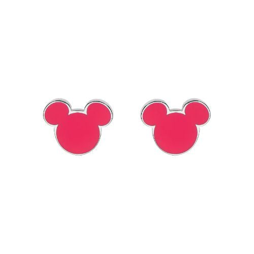 Orecchini Mickey smalto rossi DISNEY